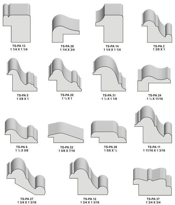 Panel and Picture Frame Moulding Knives